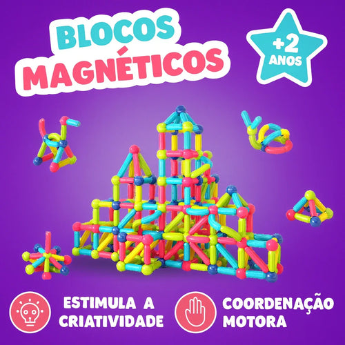 Blocos Magnéticos BrincaToys | Imaginações em Movimento