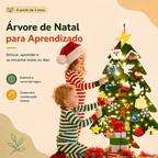 Árvore de Natal para Aprendizado e Diversão com Iluminação