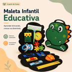 Maleta Infantil Educativa DinoBook