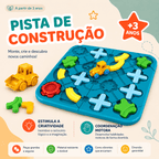 Jogo Montessori de Desafios Lógicos com Carrinho - SmartPlay