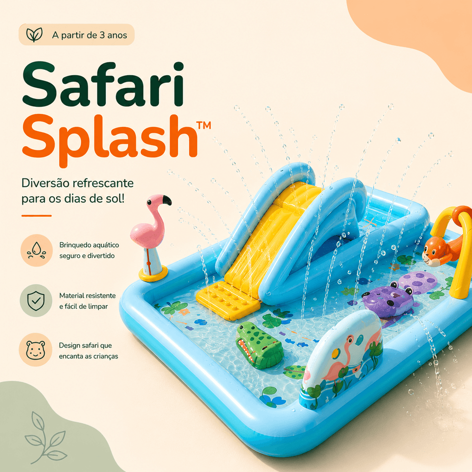 SafariSplash™ | Piscina Sensorial Infantil