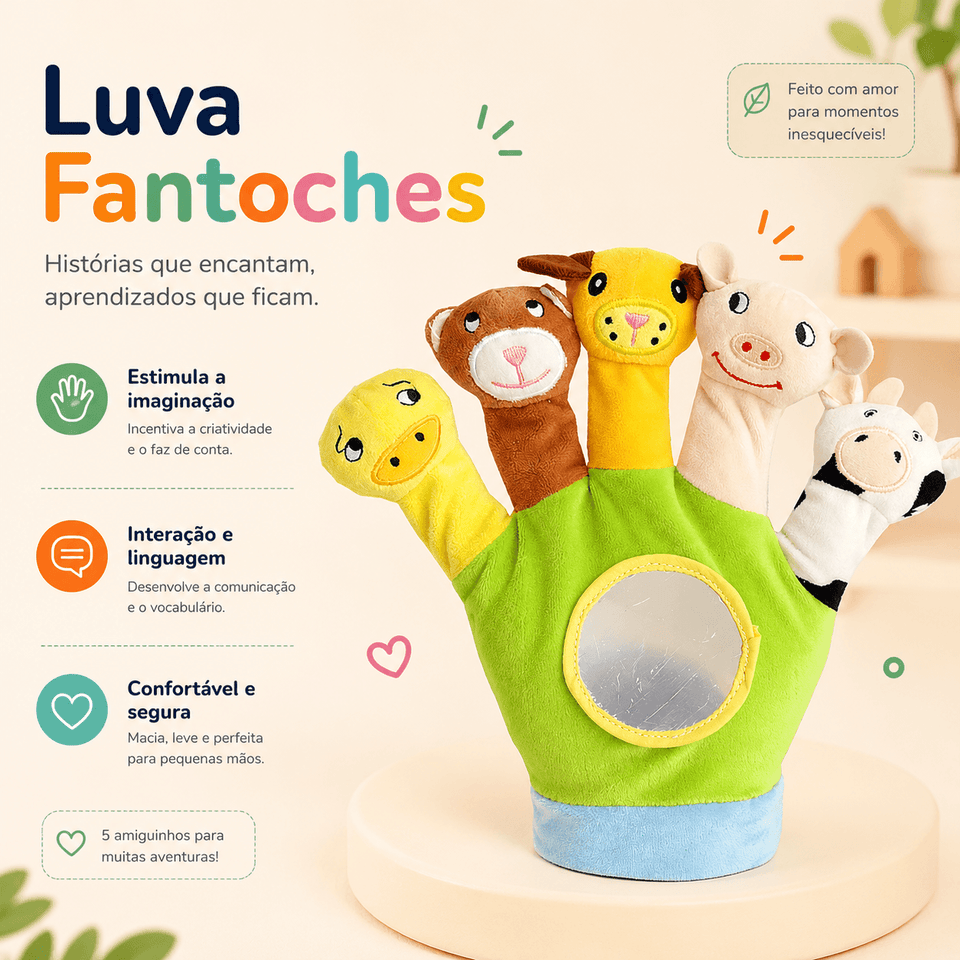 Luva Fantoches | Estímulo & Imaginação