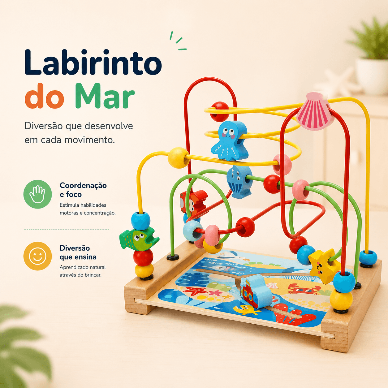 Labirinto Montessori | Brincar & Aprender