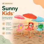 SunnyKids™ | Cadeira Infantil com Guarda-Sol