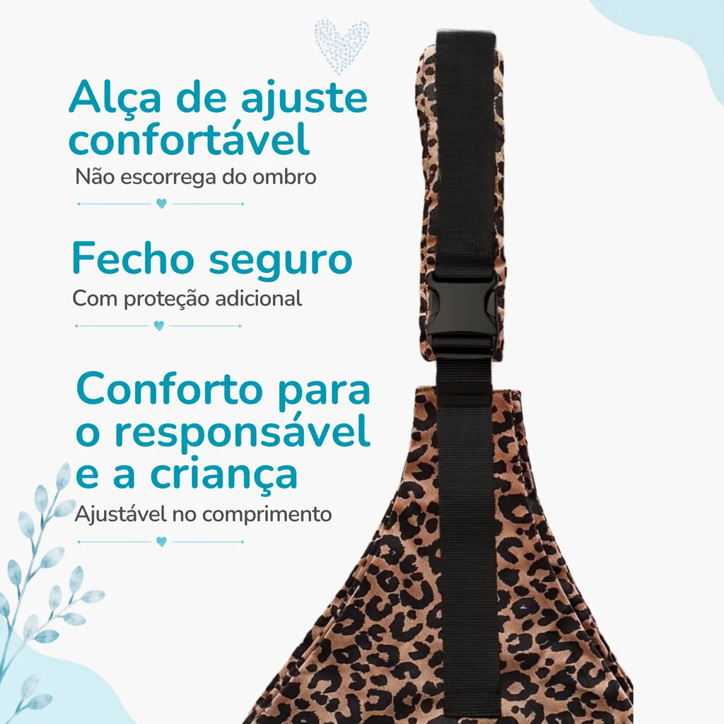 Colinho Leve™ | Canguru Ajustável para Bebê