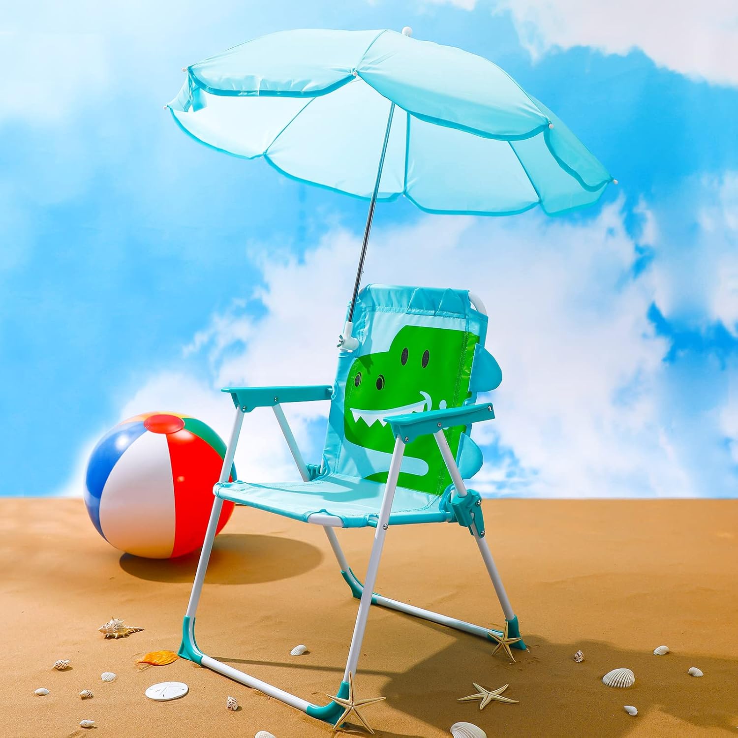 SunnyKids™ | Cadeira Infantil com Guarda-Sol