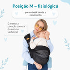 Colinho Leve™ | Canguru Ajustável para Bebê
