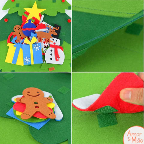Árvore de Natal para Aprendizado e Diversão com Iluminação