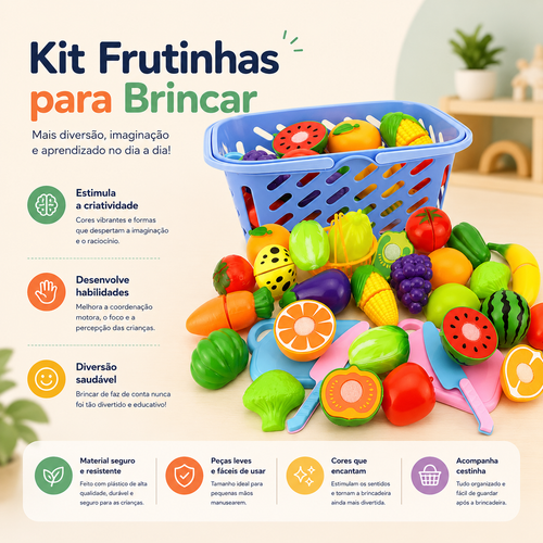 Cestinha Saudável | Brincar de Cozinhar & Aprender
