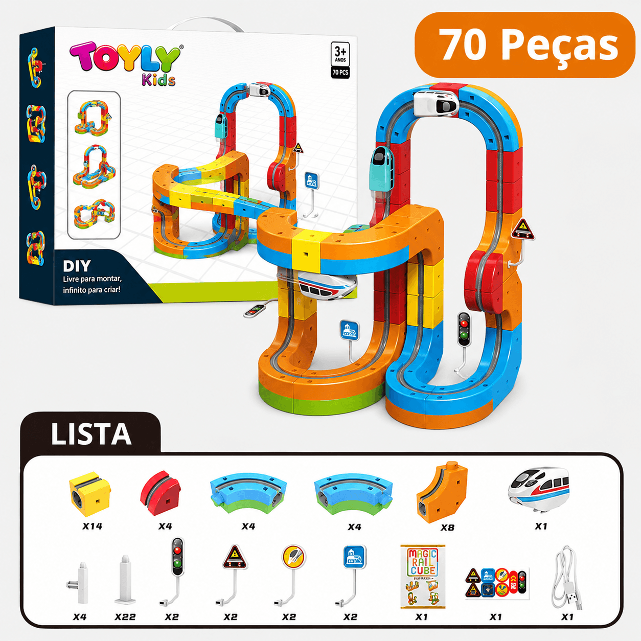 MagnaTracks™ | Trilhos Magnéticos 3D