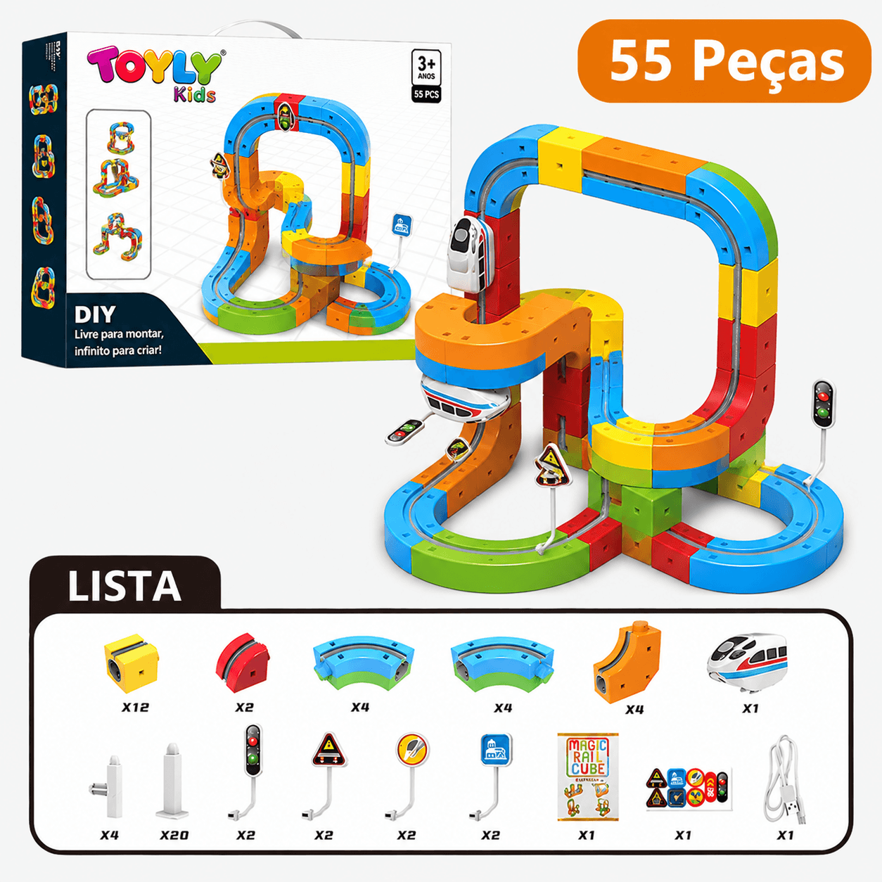 MagnaTracks™ | Trilhos Magnéticos 3D