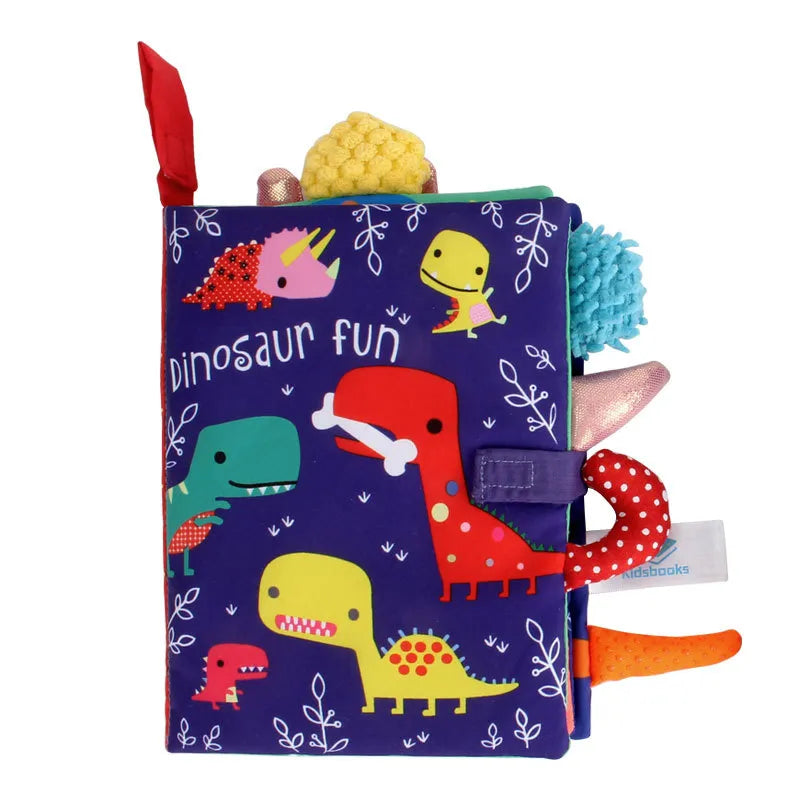 SafariBook | Livro de Pano Montessori com Caudas Divertidas