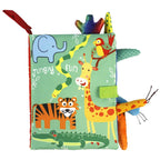 SafariBook | Livro de Pano Montessori com Caudas Divertidas