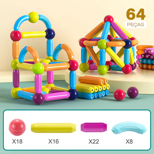 MagnaBlocks™ | Blocos Magnéticos 3D