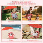 SunnyKids™ | Cadeira Infantil com Guarda-Sol