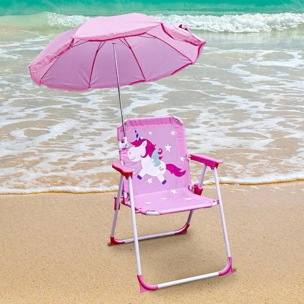 SunnyKids™ | Cadeira Infantil com Guarda-Sol