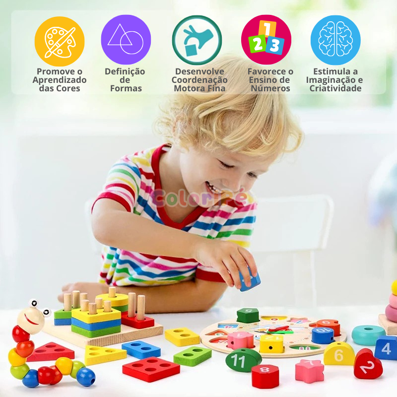Kit Montessori | Descobertas 5 em 1
